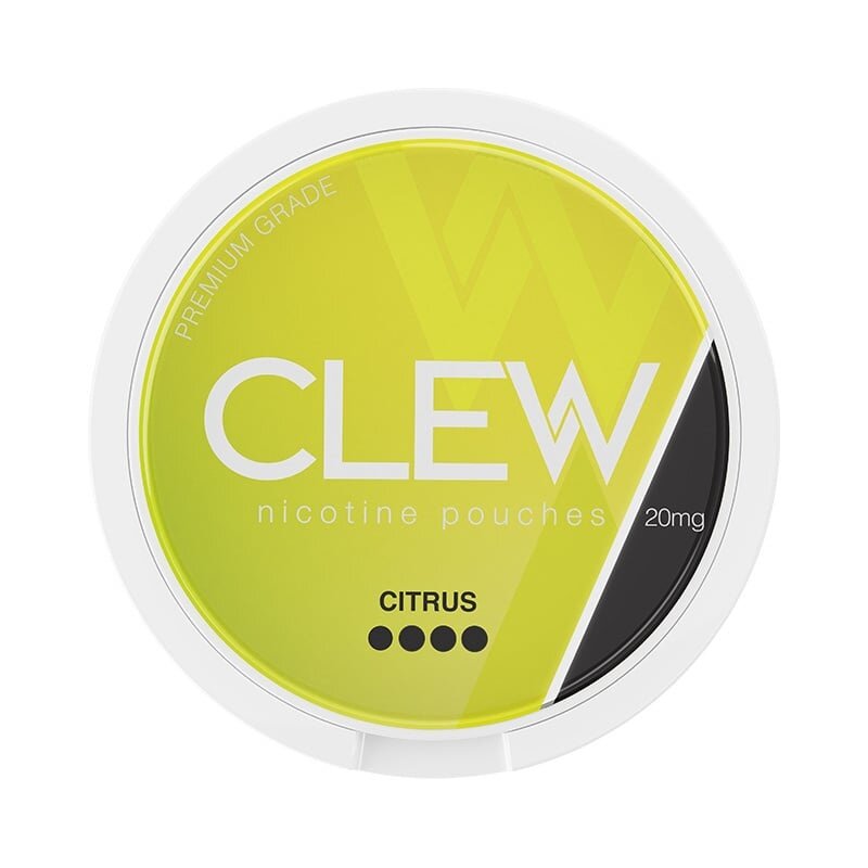 CLEW Citrus Extra Strong | 20MG Nicotine Pouch CLEW Citrus Extra Strong | 20MG Nicotine Pouch