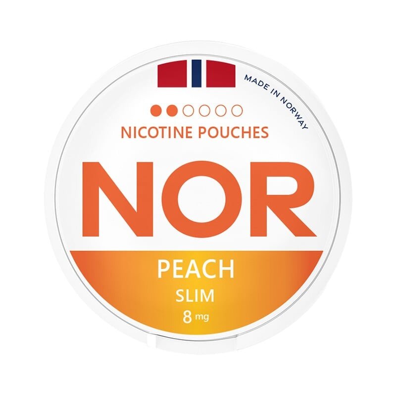 NOR Peach Slim nicotinezakjes kopen online | Bestel bij Snussie NOR Peach Slim nicotinezakjes kopen online | Bestel bij Snussie