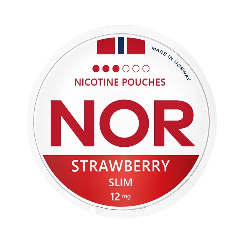 NOR Strawberry Slim nicotinezakjes kopen online NOR Strawberry Slim nicotinezakjes kopen online