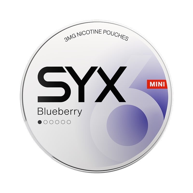 SYX Blueberry Mini | Premium Nicotinezakjes SYX Blueberry Mini | Premium Nicotinezakjes