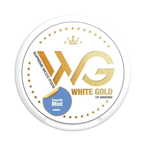 WHITE GOLD Smooth Mint Strong – Sterke, Zachte Nicotinezakjes van Hoge Kwaliteit
