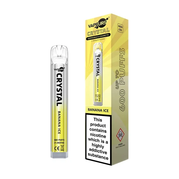 Vapeurs Crystal Banana Ice 600