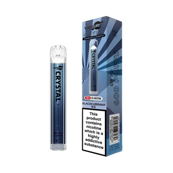 Vapeurs Crystal Blackcurrant Ice 600