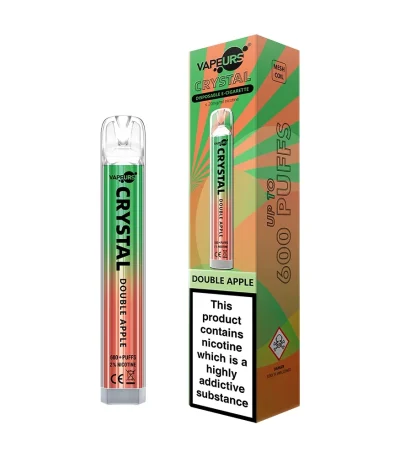 Vapeurs Crystal Double Apple 600