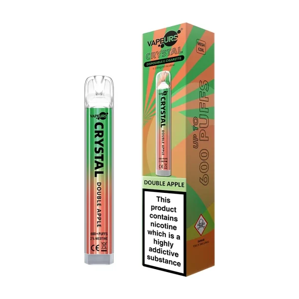 Vapeurs Crystal Double Apple 600
