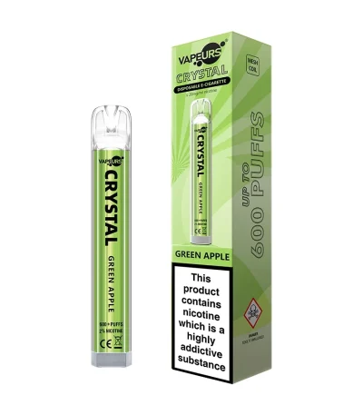 Vapeurs Crystal Green Apple 600