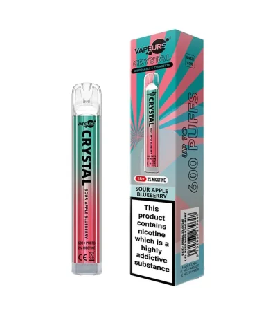 Vapeurs Crystal Sour Apple Blueberry 600