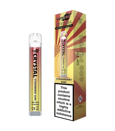 Vapeurs Crystal Strawberry Kiwi 600