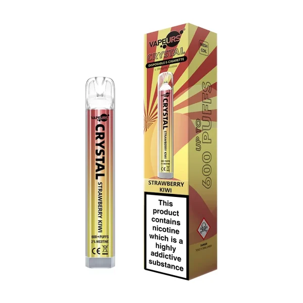 Vapeurs Crystal Strawberry Kiwi 600