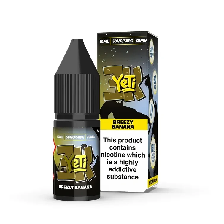 Yeti Breezy Banana 10 ml 20 mg Yeti Breezy Banana 10 ml 20 mg