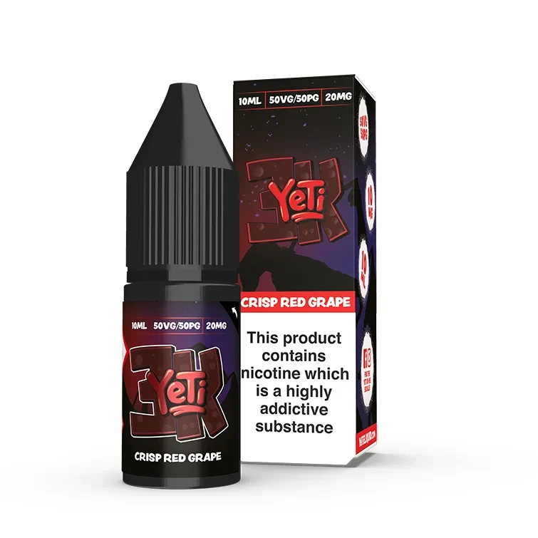 Yeti Crisp Red Grape 10 ml 20 mg Yeti Crisp Red Grape 10 ml 20 mg