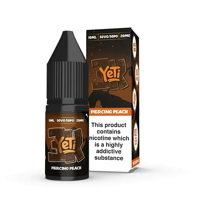 Yeti Piercing Peach 10 ml 20 mg Yeti Piercing Peach 10 ml 20 mg